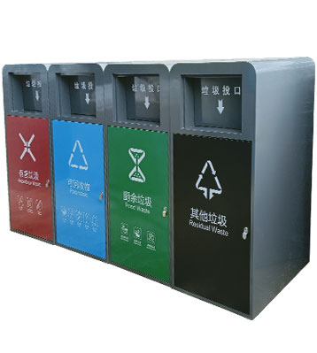 F413小區(qū)四分類垃圾投放點(diǎn)